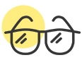 Service Stylish Eyeware Icon